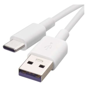 Kabel USB-A / USB-C, 2.0, polnjenje, podatki, 1,5 m, bela