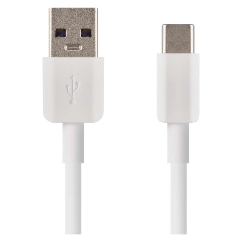Kabel USB-A / USB-C, 2.0, polnjenje, podatki, 1,5 m, bela - slika 3