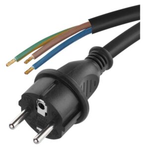 Flekso kabel guma/neopren 3×1mm2, 5m, črn