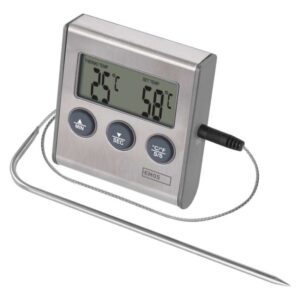 Digitalni termometer za žar s časovnikom, žični senzor E2157