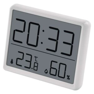 Digitalni termometer s hidrometrom, brezžični senzor, budilka, datum E6210
