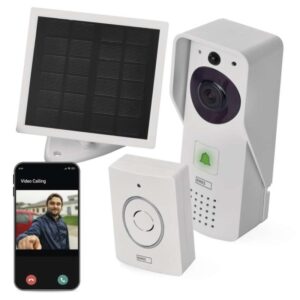 GoSmart Hišni brezžični baterijski video zvonec IP-09D z WiFi in solarnim panelom