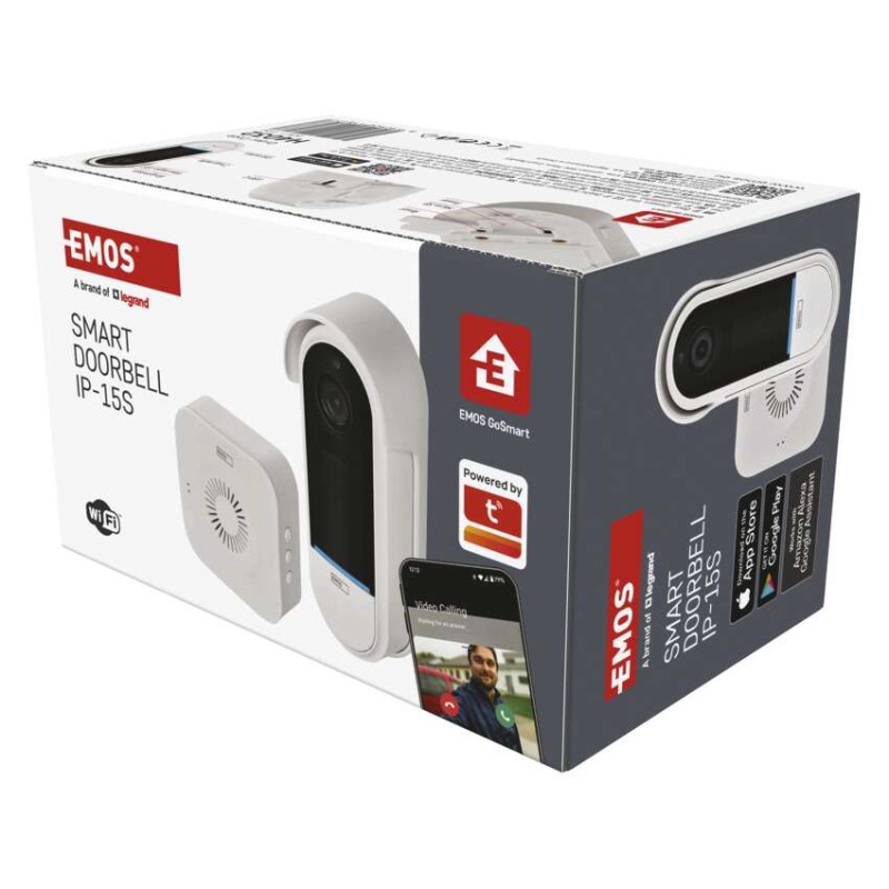 GoSmart Hišni brezžični baterijski video zvonec IP-15S z WiFi - slika 3