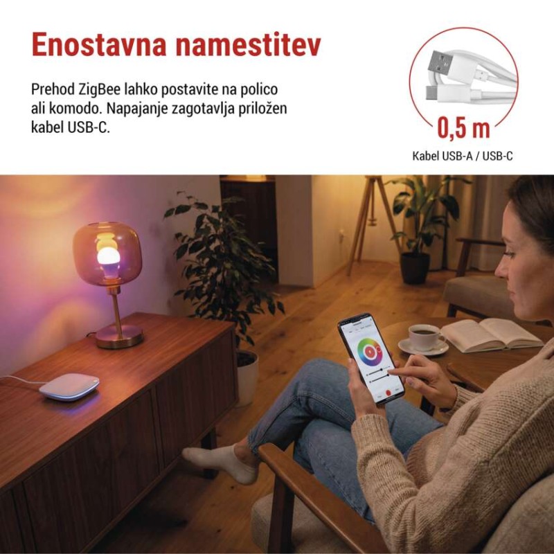 GoSmart Multifunkcijski ZigBee prehod IP-2000Z z Bluetooth z WiFi - slika 2