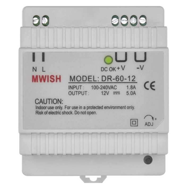 Napajalni adapter 12 V/5 A DC DIN - slika 3