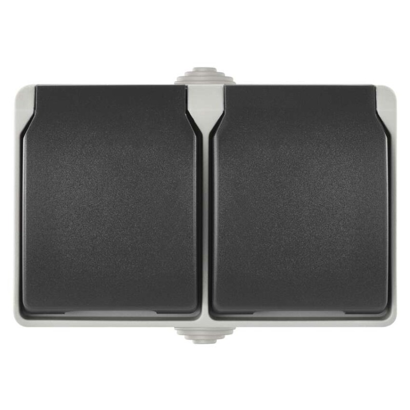 Vtičnica 16A/250V IP44 schuko - slika 3