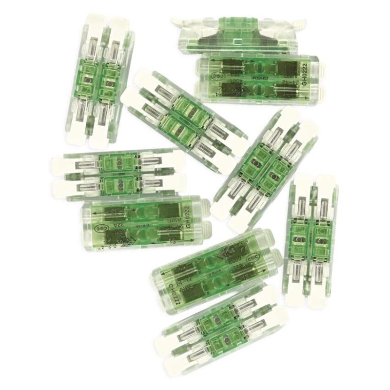 Linijska spojna klema z ročicami 4× 0,2–4 mm2, 10 kos