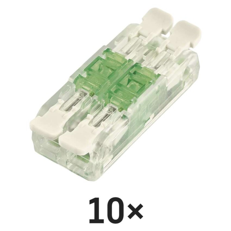 Linijska spojna klema z ročicami 4× 0,2–4 mm2, 10 kos - slika 2