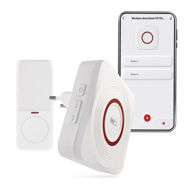 GoSmart Brezžični hišni zvonec P5735WS za vtičnico z WiFi
