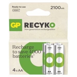 Polnilna baterija GP ReCyko 2100 mAh HR6 (AA) 4kos