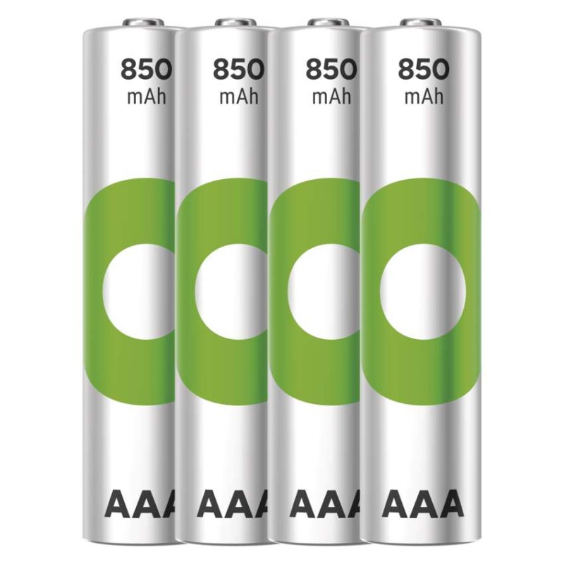 Polnilna baterija GP ReCyko 850 mAh HR03 (AAA) 4kos - slika 2