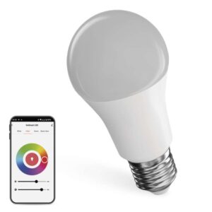 LED žarnica GoSmart A60 / E27 / 9 W (60 W) / 806 lm / RGB / zatemnilna / WiFi