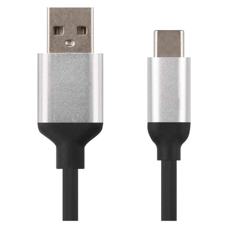 Kabel USB-A / USB-C, 2.0, polnjenje, podatki, 1 m, črna - slika 3