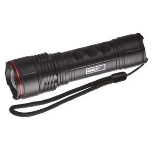 Ročna LED svetilka, 330 lm, 3× AAA, fokus, kovinska