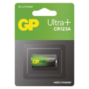 Litijeva baterija GP Ultra Plus CR123A, 1 kos
