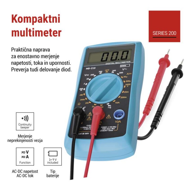 Multimeter MD-210 - slika 3