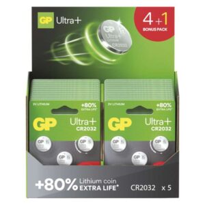 Litijeva gumbasta baterija GP Ultra plus CR2032, 200 kosov display box