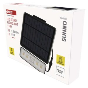 Solarni LED reflektor SUNNO, PIR tipalo, NW