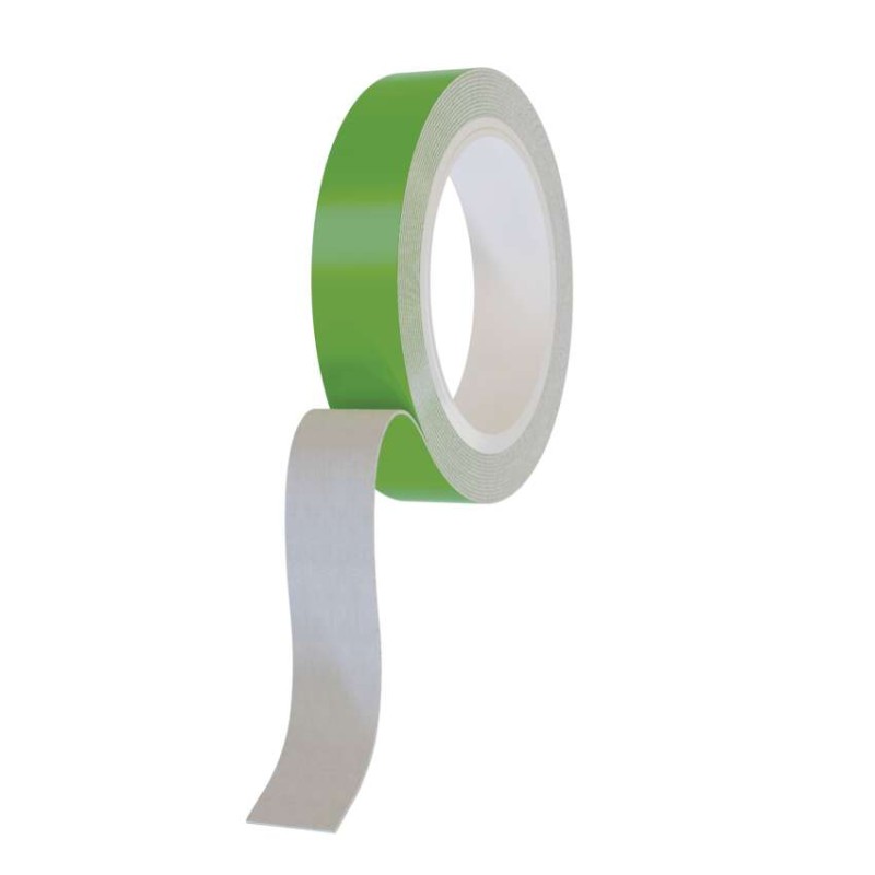 Dvostranski penasti trak 20 mm / 3 m, zelen - slika 2