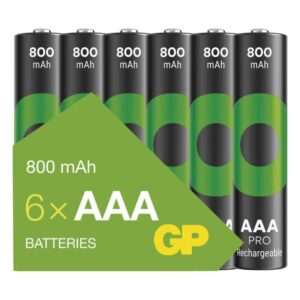 Polnilna baterija GP ReCyko Pro Professional HR03 (AAA) 6kos