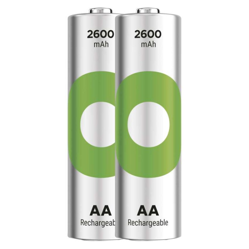 Polnilna baterija GP ReCyko 2600 mAh HR6 (AA) 2kos - slika 2