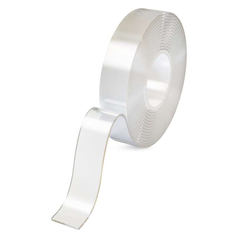 Dvostranski NANO trak 30 mm / 3 m, prozoren
