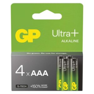 Baterija GP ULTRA PLUS alkalna LR03 AAA 4 kos