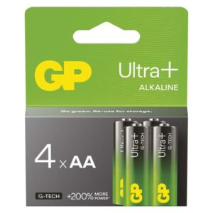 Baterija GP ULTRA PLUS alkalna LR6 AA 4 kos
