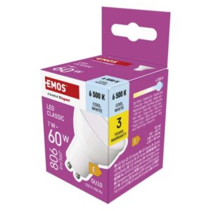 LED žarnica Classic MR16 / GU10 / 7 W  (60 W) / 806 lm / Hladna bela