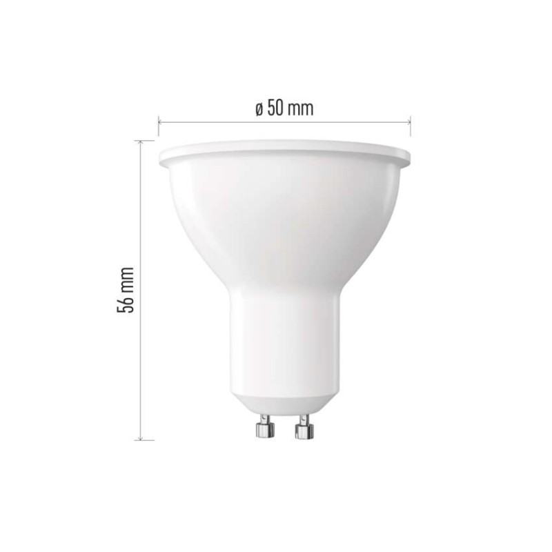 LED žarnica Classic MR16 bela/ GU10 / 5,8 W (75 W) / 565 lm / Toplo bel - slika 2