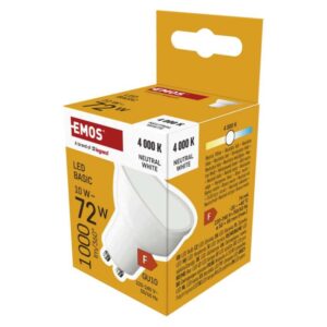 LED žarnica Basic MR16 bela/ GU10 / 10 W (72 W) / 1000 lm / Nevtralna bela