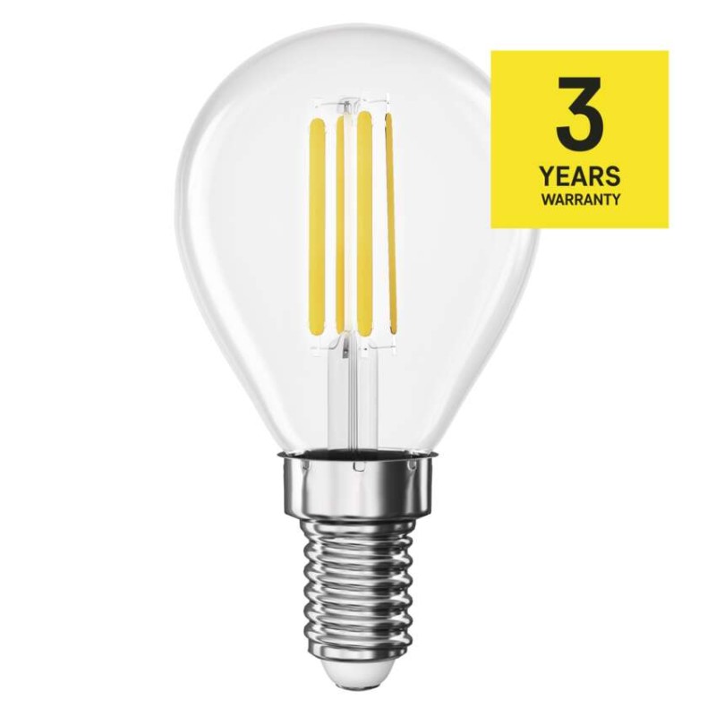 LED žarnica Filament Mini Globe / E14 / 5,9 W (60 W) / 806 lm / Toplo bel - slika 3