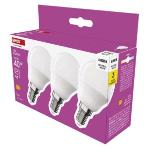 LED žarnica Classic Mini Globe / E14 / 4,2 W (40 W) / 470 lm / Nevtralna bela