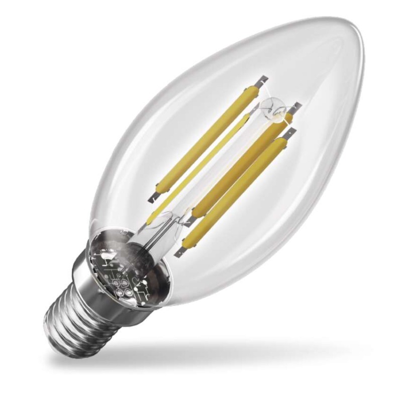LED žarnica Filament Candle A CLASS/ E14 / 3,8 W (60 W) / 806 lm / nevtralno bela