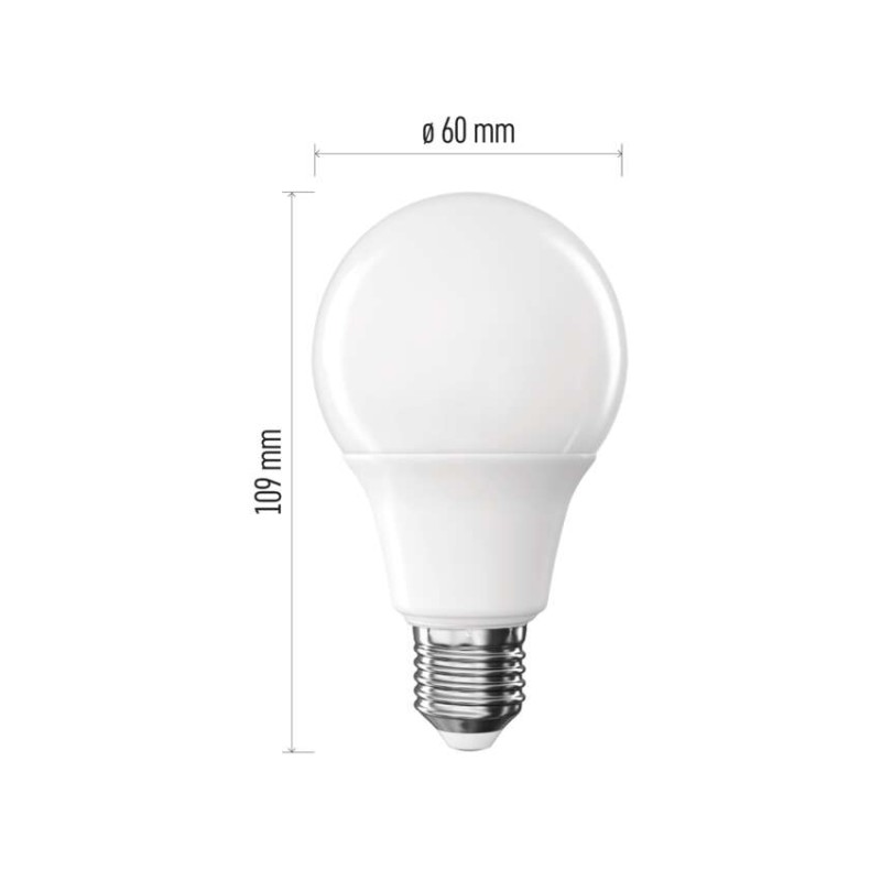 LED žarnica Classic A60 / E27 / 9,5 W (75 W) / 1055 lm / Hladna bela - slika 2