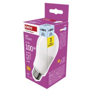 LED žarnica Classic A60 / E27 / 13 W (100 W) / 1521 lm / Hladna bela