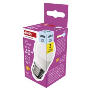 LED žarnica Classic Mini Globe / E27 / 4,2 W (40 W) / 470 lm / Hladna bela