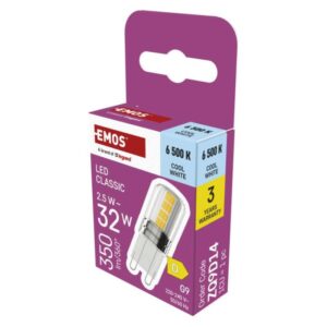 LED žarnica Classic JC / G9 / 2,5 W (32 W) / 350 lm / Hladna bela