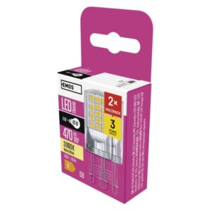 LED žarnica Classic JC / G9 / 4 W (40 W) / 470 lm / toplo bela