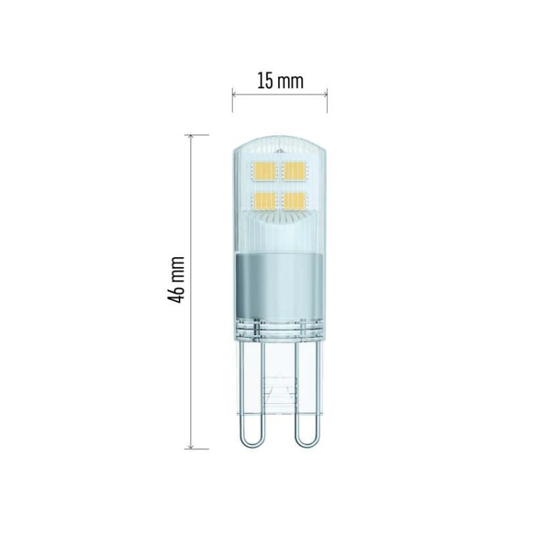 LED žarnica Classic JC / G9 / 1,9 W (22 W) / 210 lm / nevtralno bela - slika 2