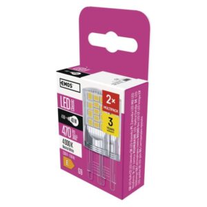 LED žarnica Classic JC / G9 / 4 W (40 W) / 470 lm / nevtralno bela
