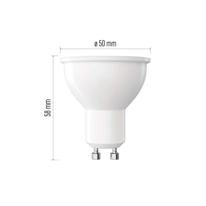 LED žarnica Classic MR16 / GU10 / 7 W (60 W) / 800 lm / toplo bela / zatemnitev - slika 2