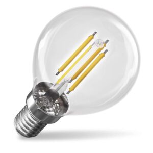 LED žarnica Filament Mini Globe A CLASS / E14 / 3,8 W (60 W) / 806 lm / toplo bela