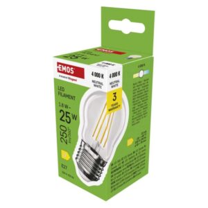 LED žarnica Filament Mini Globe / E27 / 1,8 W (25 W) / 250 lm / Nevtralna bela