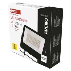 LED reflektor AVENO 30W NW črni
