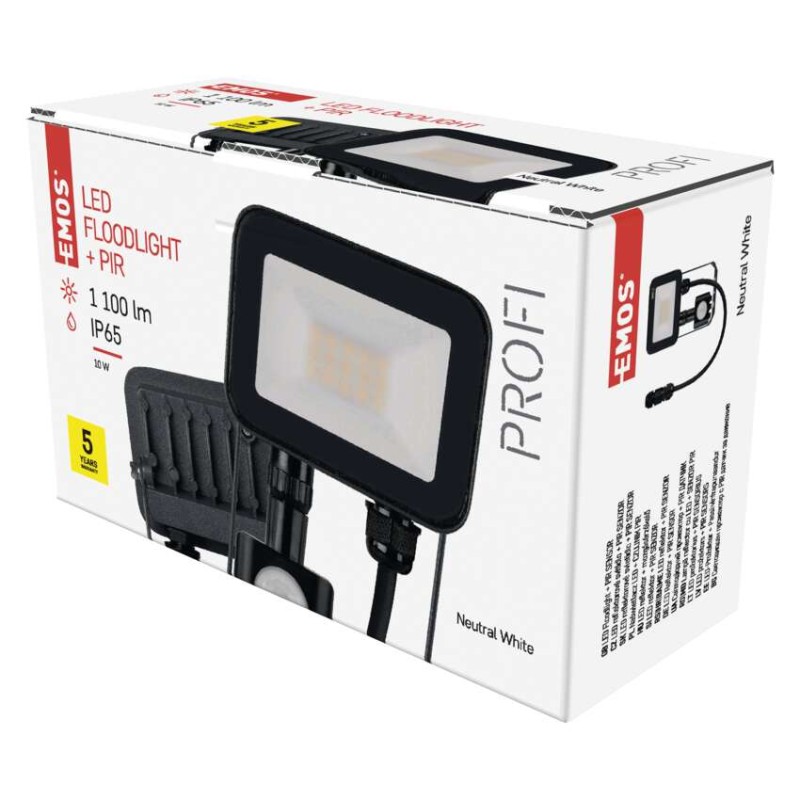 LED reflektor INOVO s senzorjem 10W NW