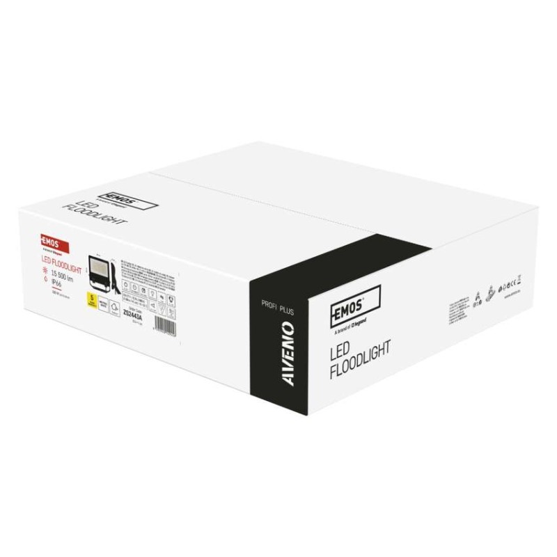 LED reflektor AVENO 100W nevtralna bela črni