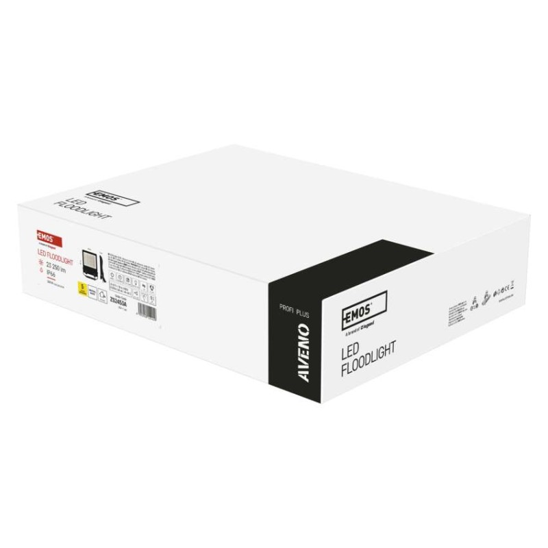 LED reflektor AVENO 150W nevtralna bela črni