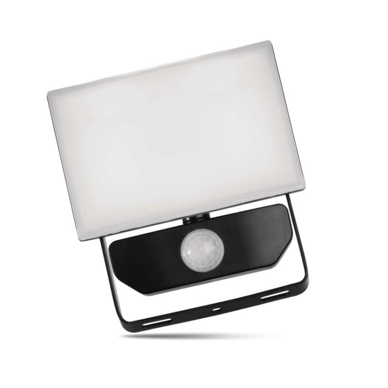 LED reflektor TAMBO s senzorjem gibanja, 10 W, 1000 lm, črn