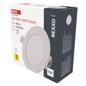 LED vgradno svetilo NEXXO, okroglo, belo, 7W, nevtralno bela